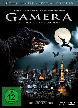Gamera - Attack of the Legion [Limited Edition, 2 DVDs + Blu-ray] DVD