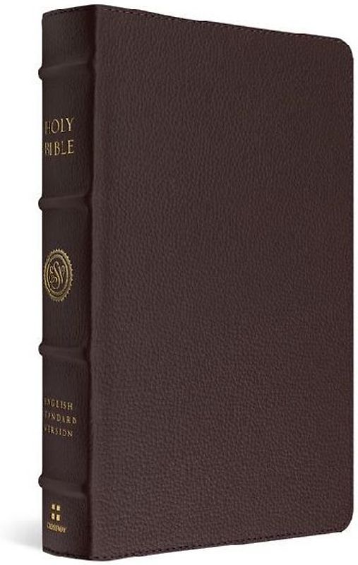 ESV Heirloom Bible, Veritas: Single Column Edition (Calfskin, Mahogany)
