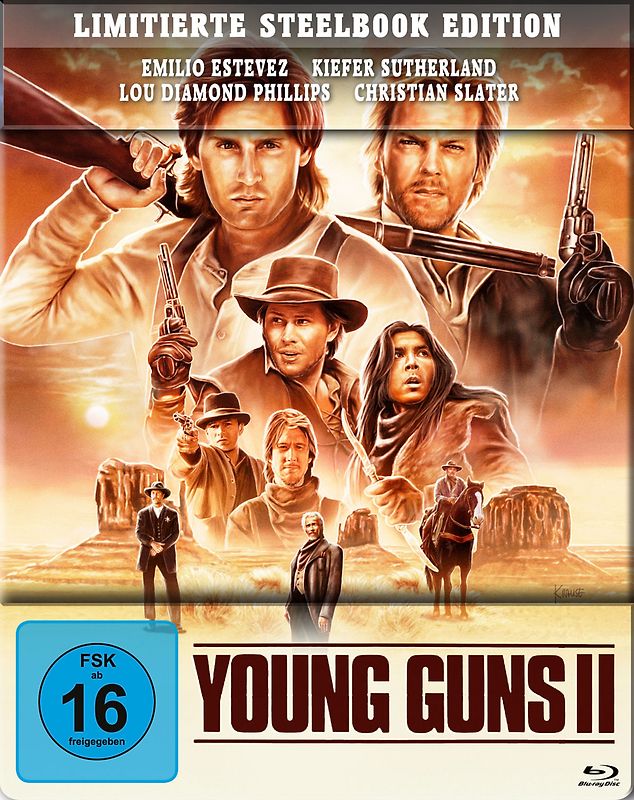 Young Guns 2 - Blaze of Glory (Blu-ray) (Steelbook Blu-ray Disc