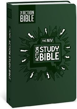 The NIV Action Study Bible, Leathersoft, Forest, Full Color