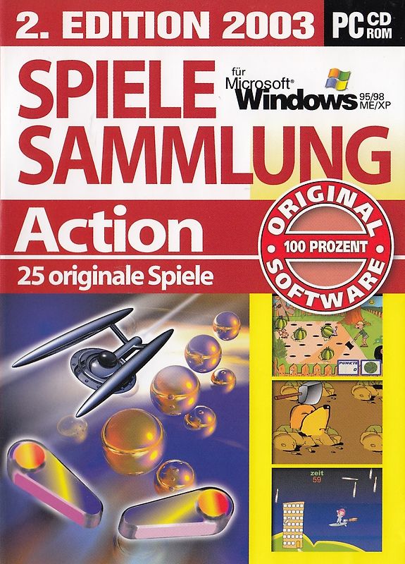 Spielesammlung: Action - 25 originale Spiele [2. Edition 2003] PC Spiele