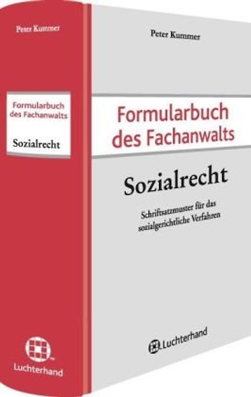 Formularbuch des Fachanwalts Sozialrecht