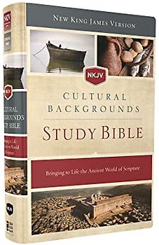 NKJV, Cultural Backgrounds Study Bible, Hardcover, Red Letter Edition