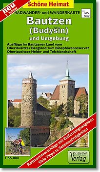 Radwander- und Wanderkarte Bautzen und Umgebung