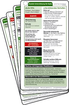 Einsatzkarte soziale Unterstützung für Opfer