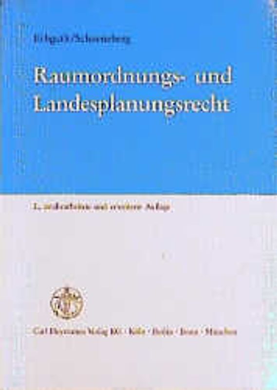 Raumordnungs- und Landesplanungsrecht