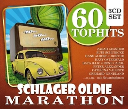 Various - 60 Top-Hits Schlager Oldie Marathon [3 CDs]