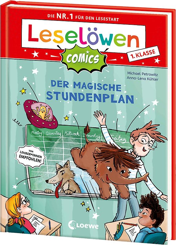 Leselöwen Comics 1. Klasse - Der magische Stundenplan