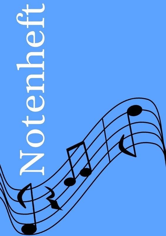 Notenheft: DIN A4 Notenlinienheft | 200 Seiten mit 12 Notenzeilen / Systeme pro Blatt | Papier 90g/m² | Musikheft mit Notenlinien