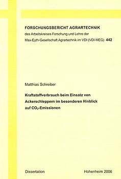 Kraftstoffverbrauch beim Einsatz von Ackerschleppern im besonderen Hinblick auf CO2-Emissionen