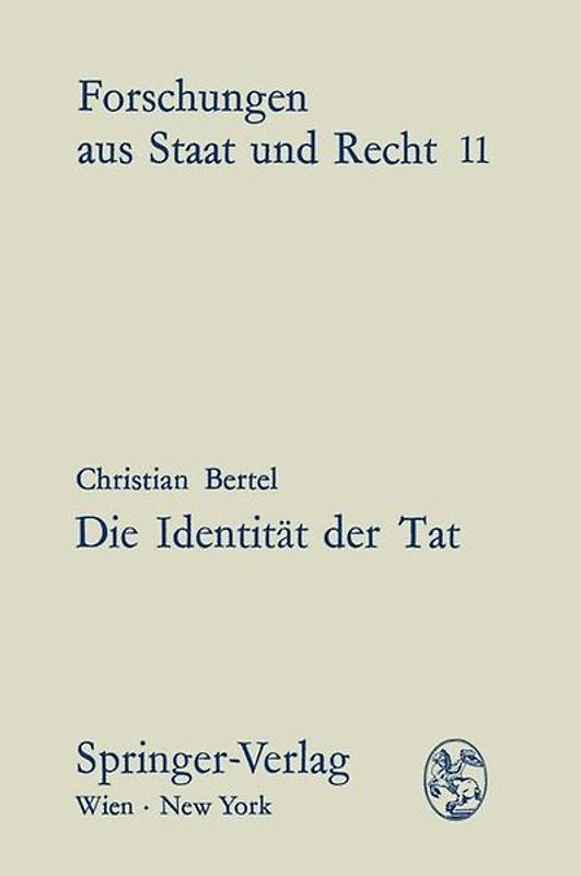 Die Identität der Tat