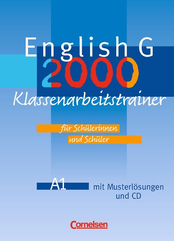 English G 2000 - Ausgabe A / Band 1: 5. Schuljahr - Klassenarbeitstrainer mit Lösungen und CD