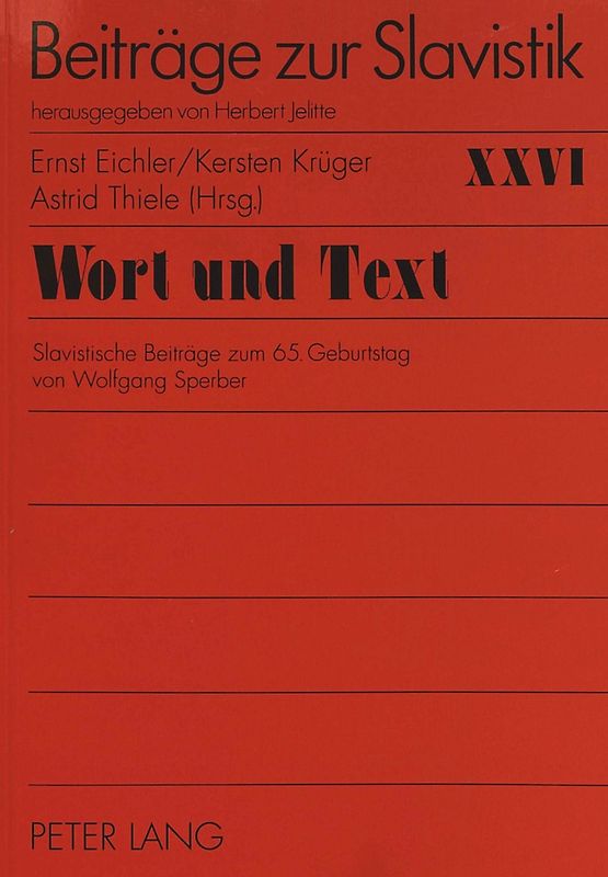 Wort und Text