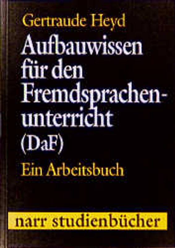 Aufbauwissen für den Fremdsprachenunterricht (DaF)