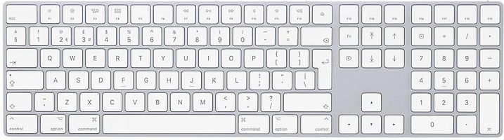Apple Magic Keyboard con dial [teclado en inglés, QWERTY] plateado