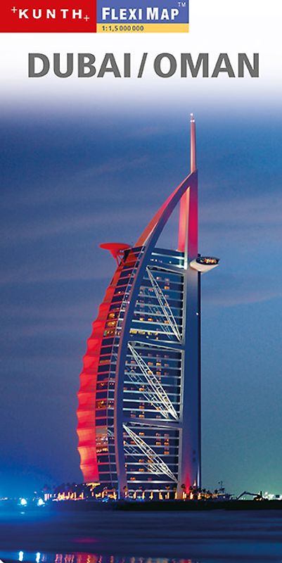KUNTH FlexiMap Magnum Dubai / Oman, V.A.E. 1:1,5 Mio.