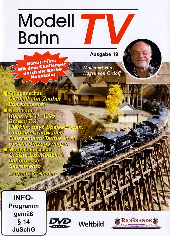 Modell Bahn TV: Ausgabe 19 [2 DVDs, Weltbild] DVD