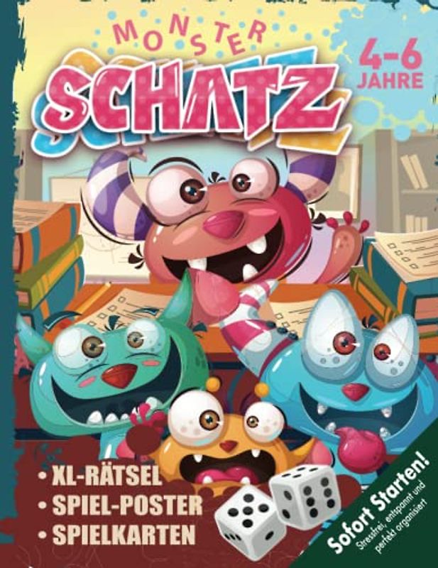 Monsterstarker Kindergeburtstag mit Schnitzeljagd Schatzsuche 4-6 Jahre: Krallt euch mit den coolsten Monstern den Schatz der elitären Monsterakademie - mit vielen Highlights! (Bravo Schatzsuche)