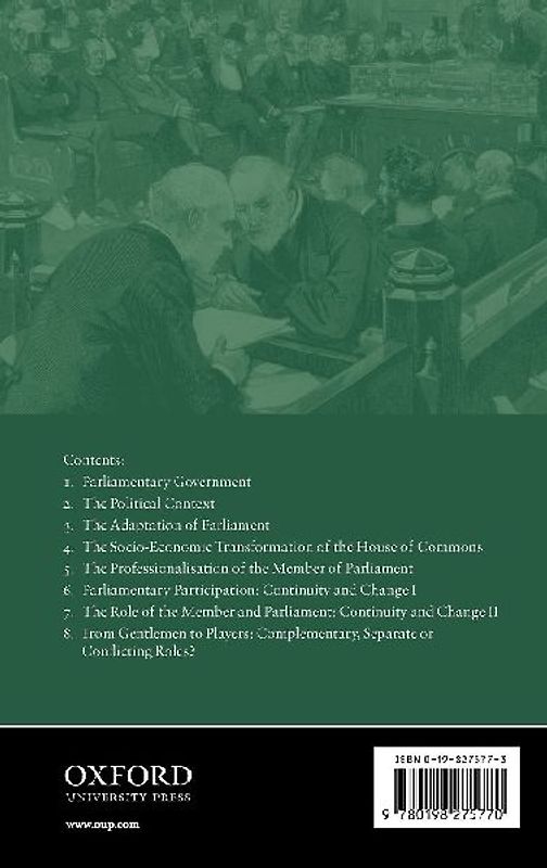 The Role of the Members of Parliament Since 1868