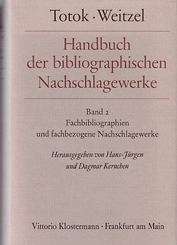 Handbuch der bibliographischen Nachschlagewerke / Handbuch der bibliographischen Nachschlagewerke