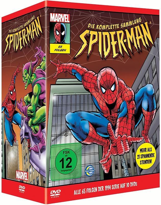 New Spiderman - Die komplette Sammlung [10 DVDs] DVD
