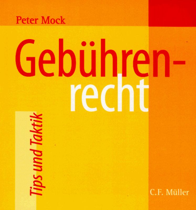Gebührenrecht