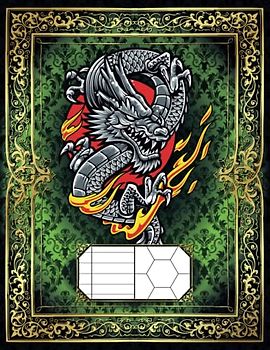 RPG Mixed Paper Notebook: College Ruled and 1" Hex Flat Topped Grid Pages: Tabletop Role-Playing Games Journal | Campaign Planner for Game Masters