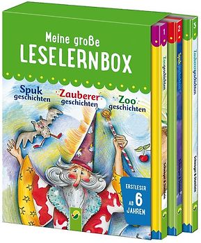 Meine große Leselernbox - Zoogeschichten, Zauberergeschichten, Spukgeschichten