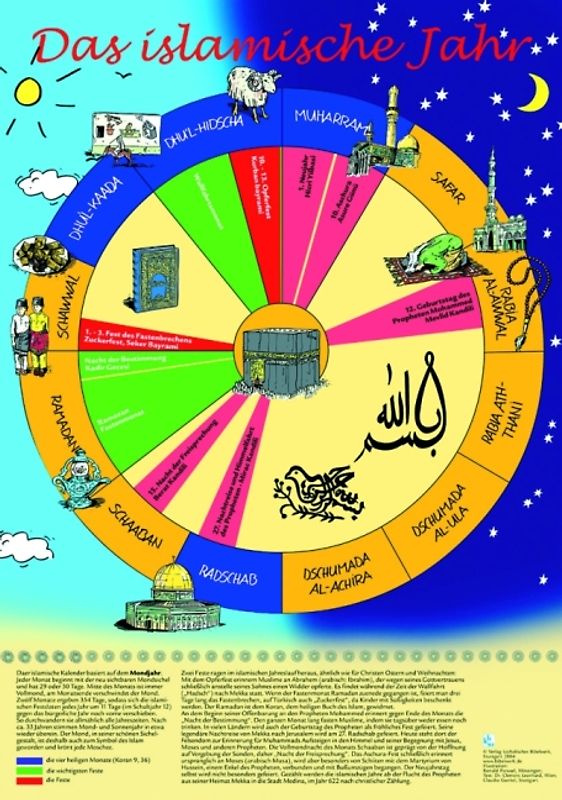 Das islamische Jahr - Plakat