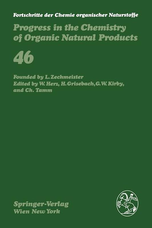 Fortschritte der Chemie organischer Naturstoffe / Progress in the Chemistry of Organic Natural Products
