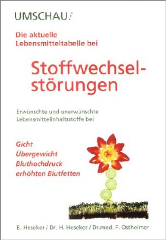 Die aktuelle Lebensmitteltabelle bei Stoffwechselstörungen. Erwünschte und unerwünschte Lebensmittelinhaltsstoffe bei Gicht, Übergewicht, Bluthochdruck, erhöhten Blutfetten. Mit herausnehmbarer Tabelle für die persönliche Gewichtskurve