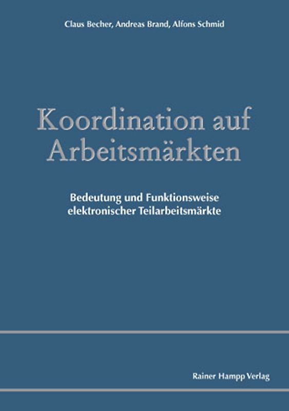 Koordination auf Arbeitsmärkten