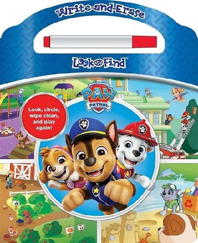 Nickelodeon Paw Patrol: Write-And-Erase Look and Find