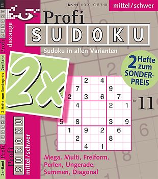 Profi-Sudoku Doppelband Nr. 11