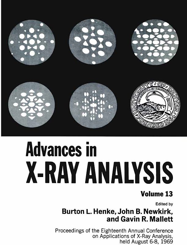 Advances in X-Ray Analysis