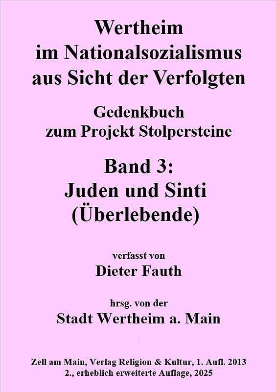 Wertheim im Nationalsozialismus aus Sicht der Verfolgten