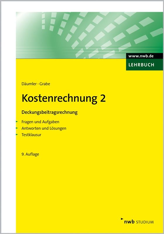 Kostenrechnung 2 - Deckungsbeitragsrechnung
