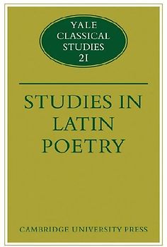 Studies in Latin Poetry