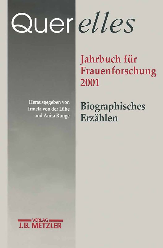 Querelles. Jahrbuch für Frauenforschung 2001