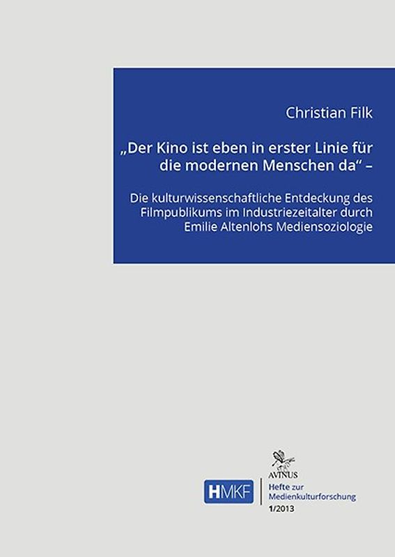 „Der Kino ist eben in erster Linie für die modernen Menschen da“