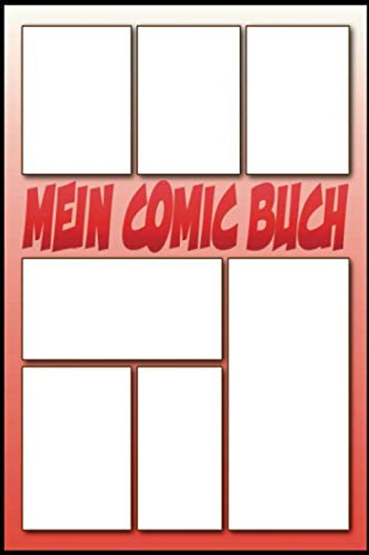 Leere comics für erwachsene, Teenager, Kinder 8 Jahre: Blanko Comic A5 Bush, Comic Heft Leer 100 Sleiten (Zeichnen Geschenk Comic Fan)