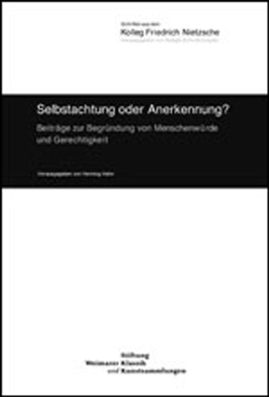 Selbstachtung und Anerkennung