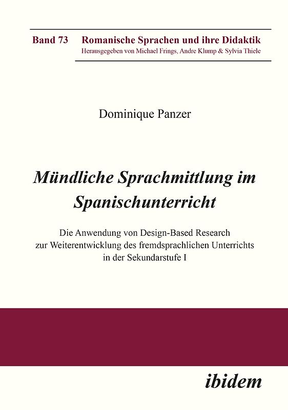 Mündliche Sprachmittlung im Spanischunterricht