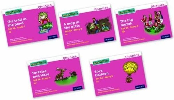 Read Write Inc - Phonics Set 3A Pink Story Books - Colour Pack of 5 (NC READ WRITE INC - PHONICS)