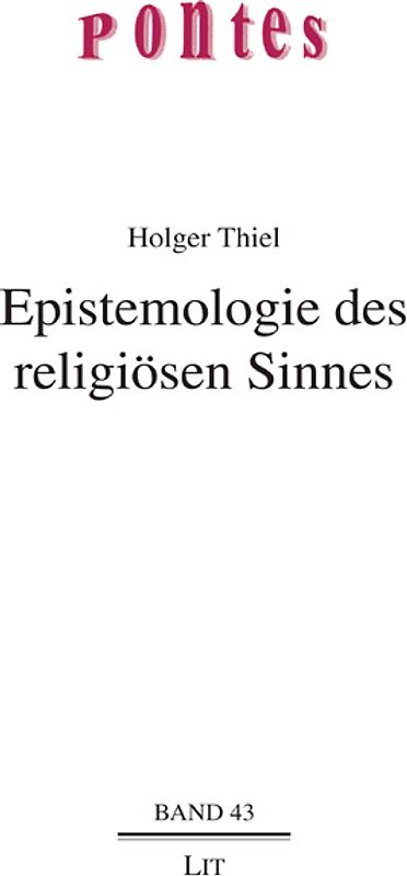 Epistemologie des religiösen Sinnes