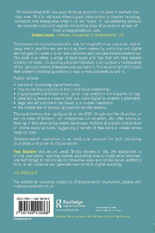 Entrepreneurial Journalism