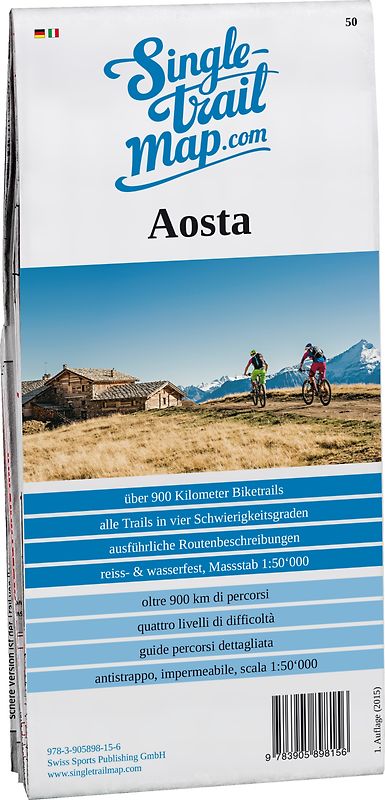 Singletrail Map 050 Aosta