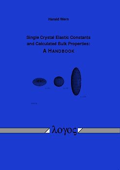 Single Crystal Elastic Constants and Calculated Bulk Properties: a Handbook
