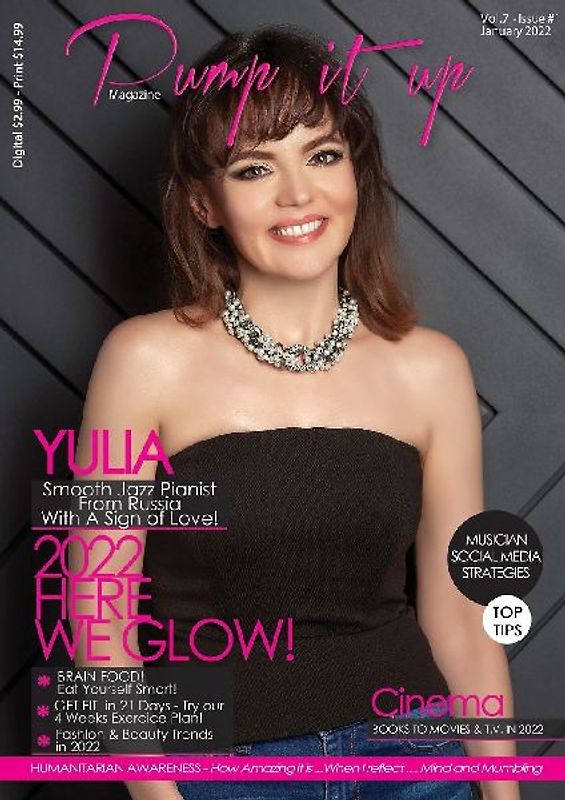 Pump it up Magazine - Yulia Smooth Jazz Pianist From Russia With A Sign Of Love