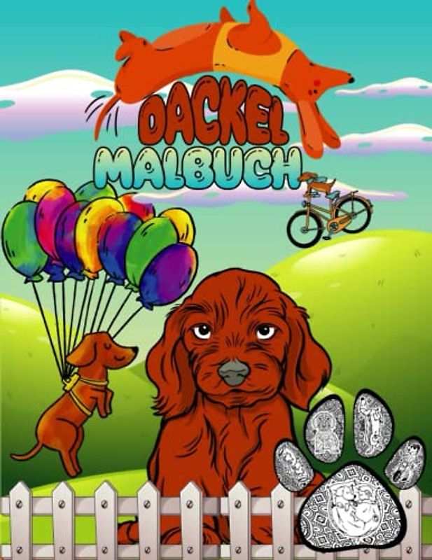 Dackel Malbuch: Dackel Buch mit Mandalas